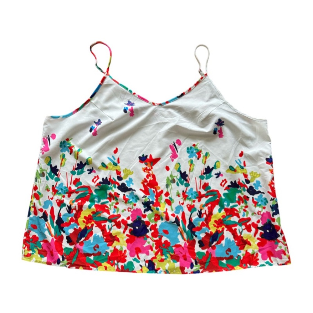 SHEIN Multicolor Floral and Butterfly Print Cami